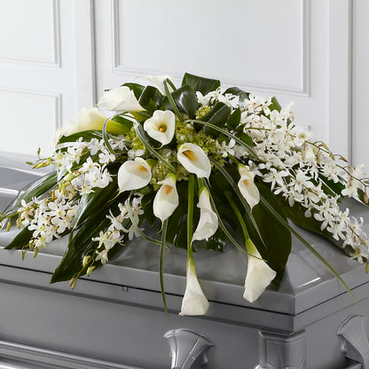 Angel Wings Casket Spray –  Unique Flowers And Wedding, Dania Beach FL