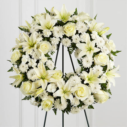 Treasured Tribute Wreath –  Unique Flowers And Wedding, Dania Beach FL