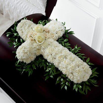 Peaceful Memories Casket Spray (Standard) –  Unique Flowers And Wedding, Dania Beach FL