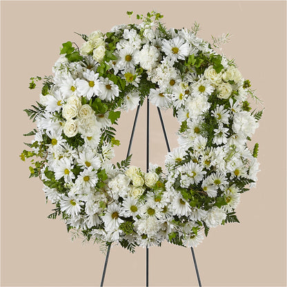 Faithful Wishes Wreath –  Unique Flowers And Wedding, Dania Beach FL
