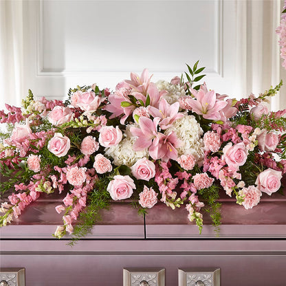 Life & Remembrance Casket Spray –  Unique Flowers And Wedding, Dania Beach FL