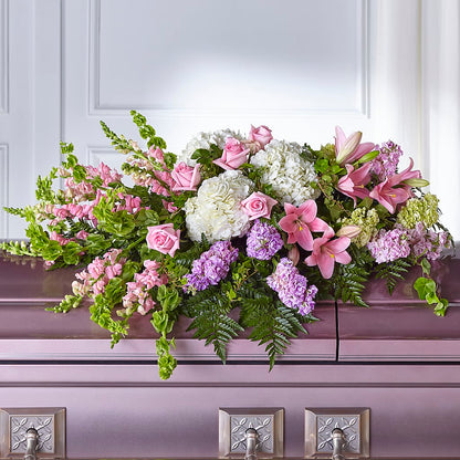 Life's Gratitude Casket Spray –  Unique Flowers And Wedding, Dania Beach FL