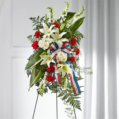 Stars of Life Standing Spray –  Unique Flowers And Wedding, Dania Beach FL