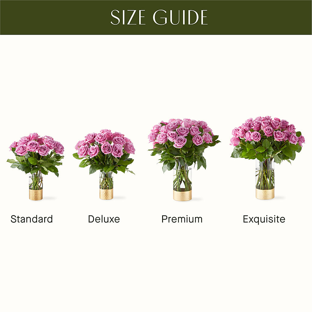 Secret Admirer Lavender Rose Bouquet –  Unique Flowers And Wedding, Dania Beach FL