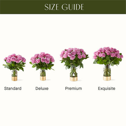 Secret Admirer Lavender Rose Bouquet –  Unique Flowers And Wedding, Dania Beach FL