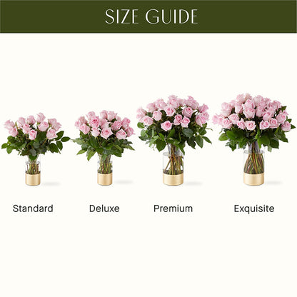 Picture Perfect Pink Rose Bouquet –  Unique Flowers And Wedding, Dania Beach FL