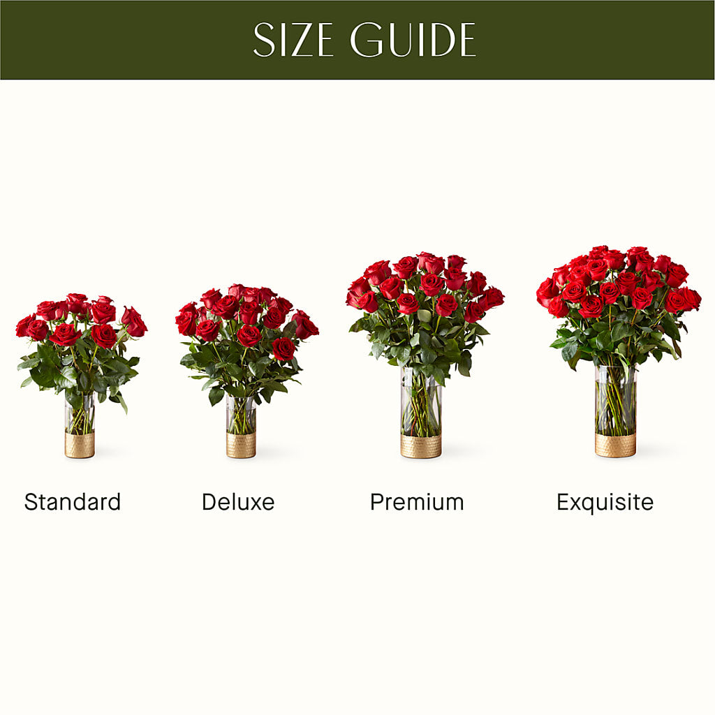 Classic Love Red Rose Bouquet –  Unique Flowers And Wedding, Dania Beach FL