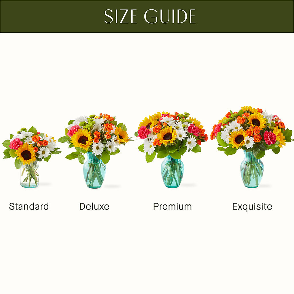 Sun-drenched Blooms Bouquet –  Unique Flowers And Wedding, Dania Beach FL