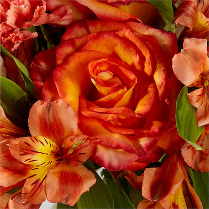 Apricot Glow Bouquet –  Unique Flowers And Wedding, Dania Beach FL