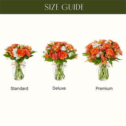 Apricot Glow Bouquet –  Unique Flowers And Wedding, Dania Beach FL