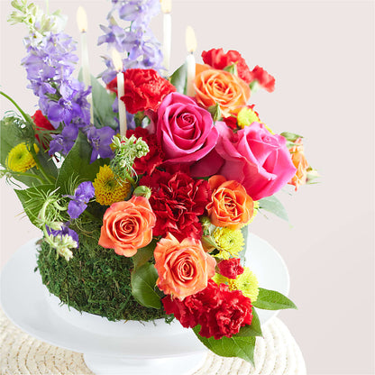 Best Year Yet Floral Cake –  Unique Flowers And Wedding, Dania Beach FL