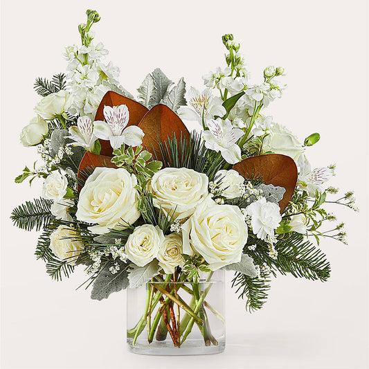 Fresh Snowfall Bouquet –  Unique Flowers And Wedding, Dania Beach FL