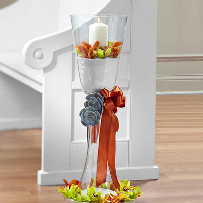 Matrimony Pew Decor –  Unique Flowers And Wedding, Dania Beach FL
