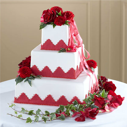 Forever Happiness Cake Decor –  Unique Flowers And Wedding, Dania Beach FL