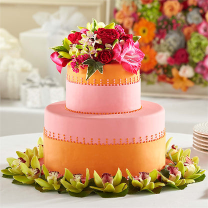 Sweet Citrus Cake Decor –  Unique Flowers And Wedding, Dania Beach FL