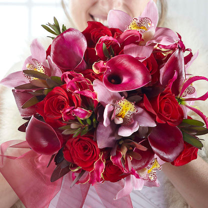 Heart of Hearts Bouquet –  Unique Flowers And Wedding, Dania Beach FL